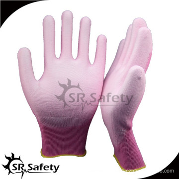 SRSAFETY custom durable safety Comfortable hot sale pu gloves